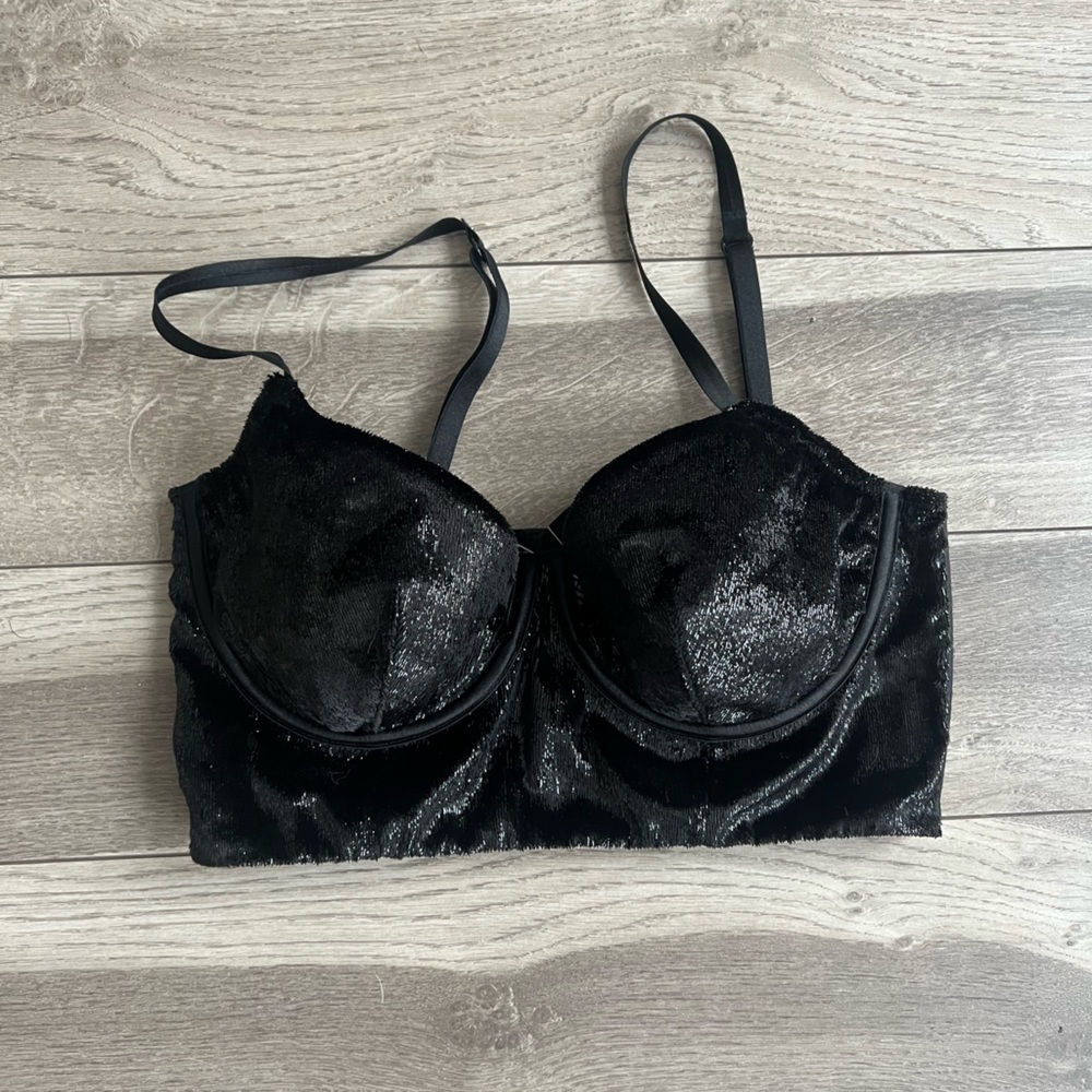 NWOT textured corset top Victoria's Secret
